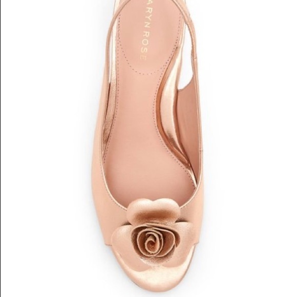 Taryn Rose Rose GoldMetallic NevaLeather Slingback - Picture 7 of 8